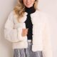 Janet Faux Fur Jacket- Ivory-58999XX